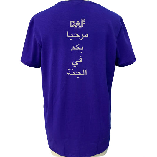 Purple Welcome To Paradise Tee