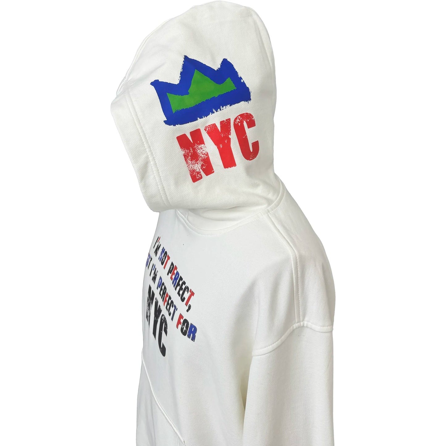 I'm Not Perfect Ivory Hoodie