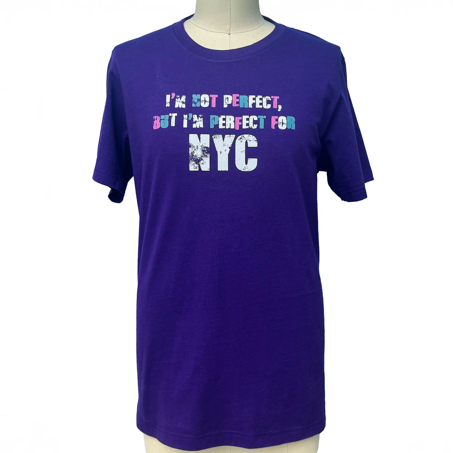 I'm Not Perfect Purple Tee