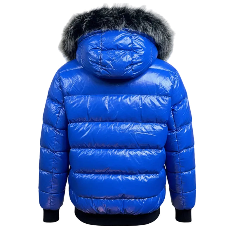 Royal Blue Bling Puffer