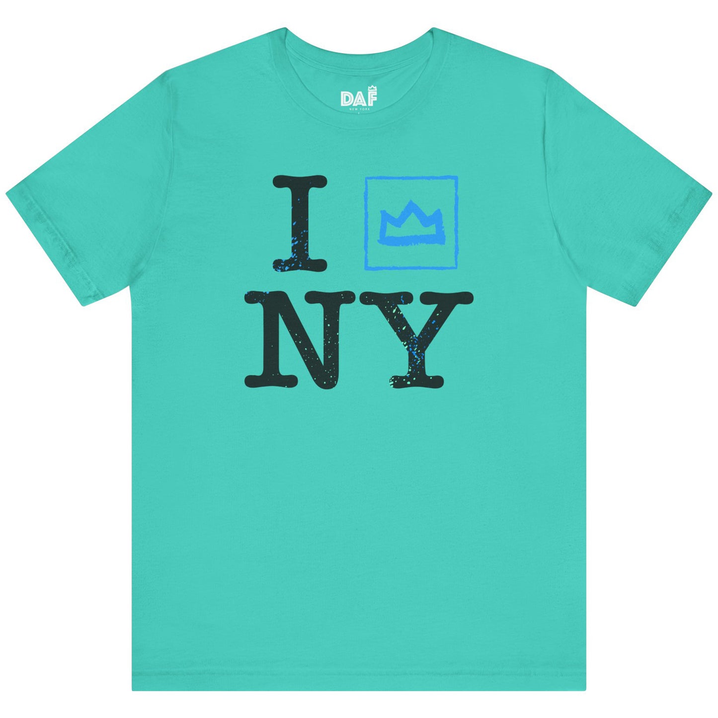 I Crown NY Teal T-shirt