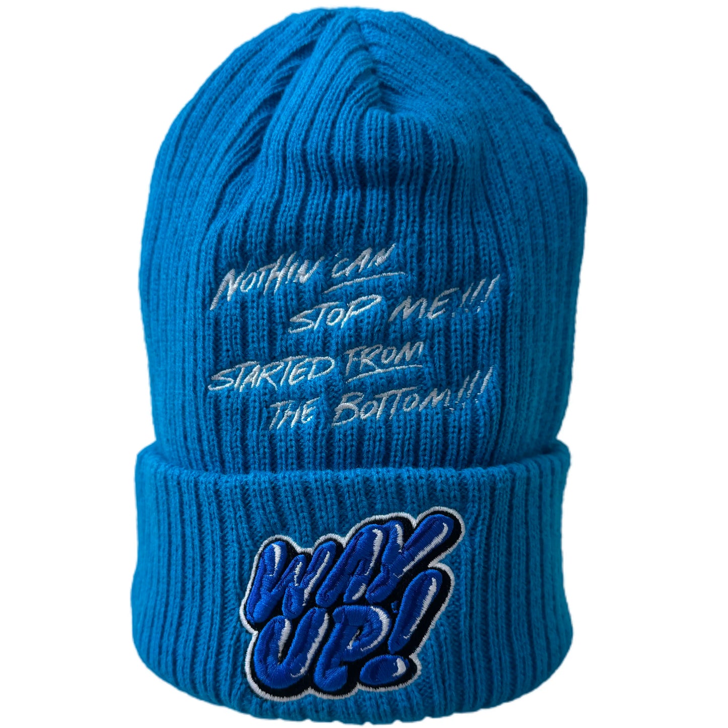 Way Up Blue Beanie