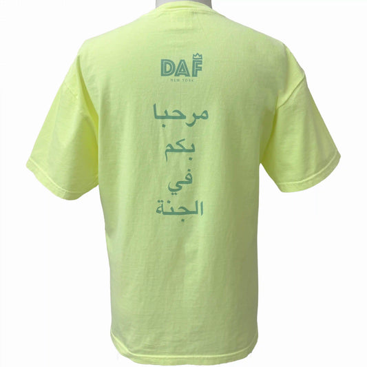 Yellow Welcome To Paradise Tee