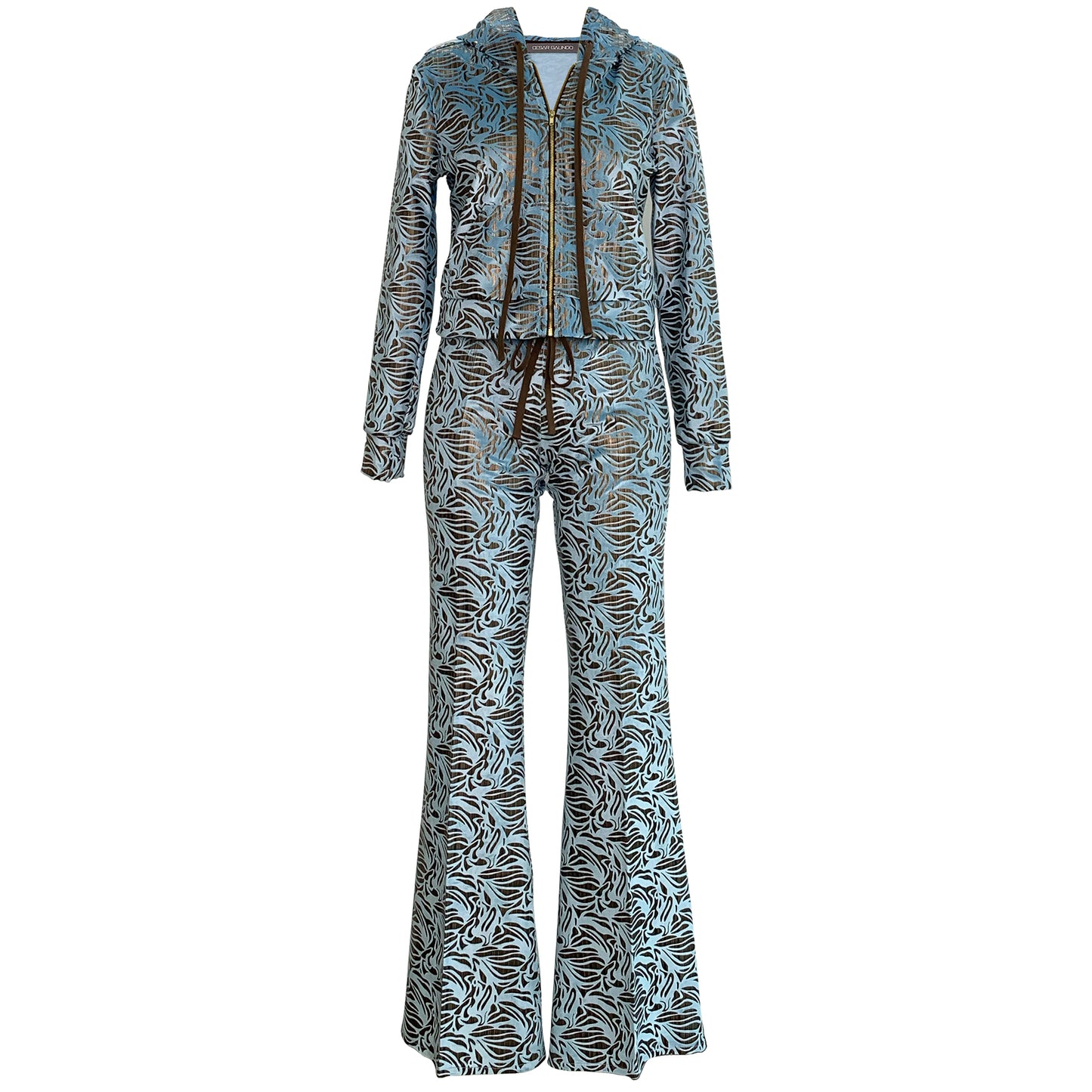 Cesar Galindo Limited Edition Baby Blue Tracksuit Hoodie