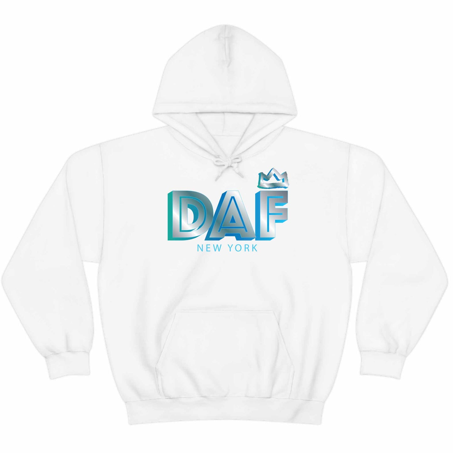 DAF Classic 3D Logo Hoodie Ice Edition