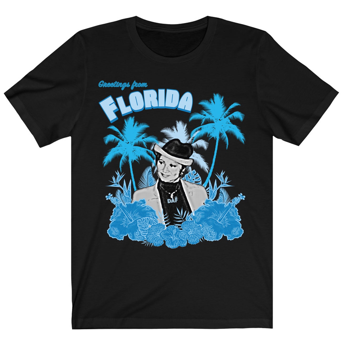 DAF Griselda Blanco Tropical Blue T-shirt
