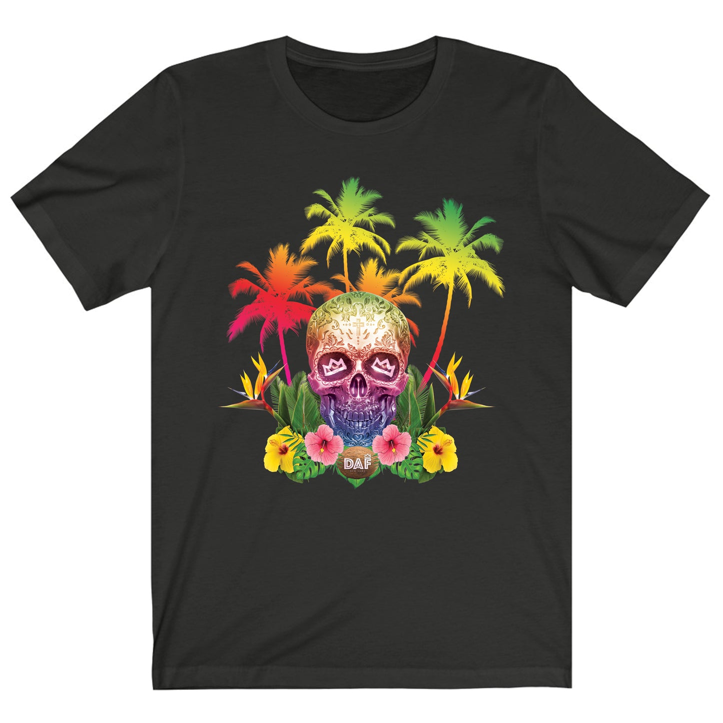 DAF Tropical Skull Vintage T-shirt