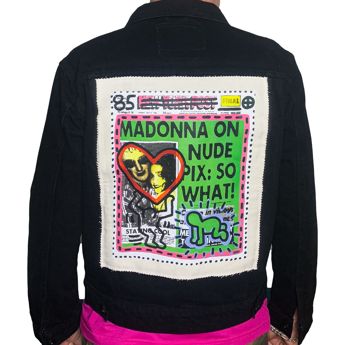 NY Post Black Denim Jacket
