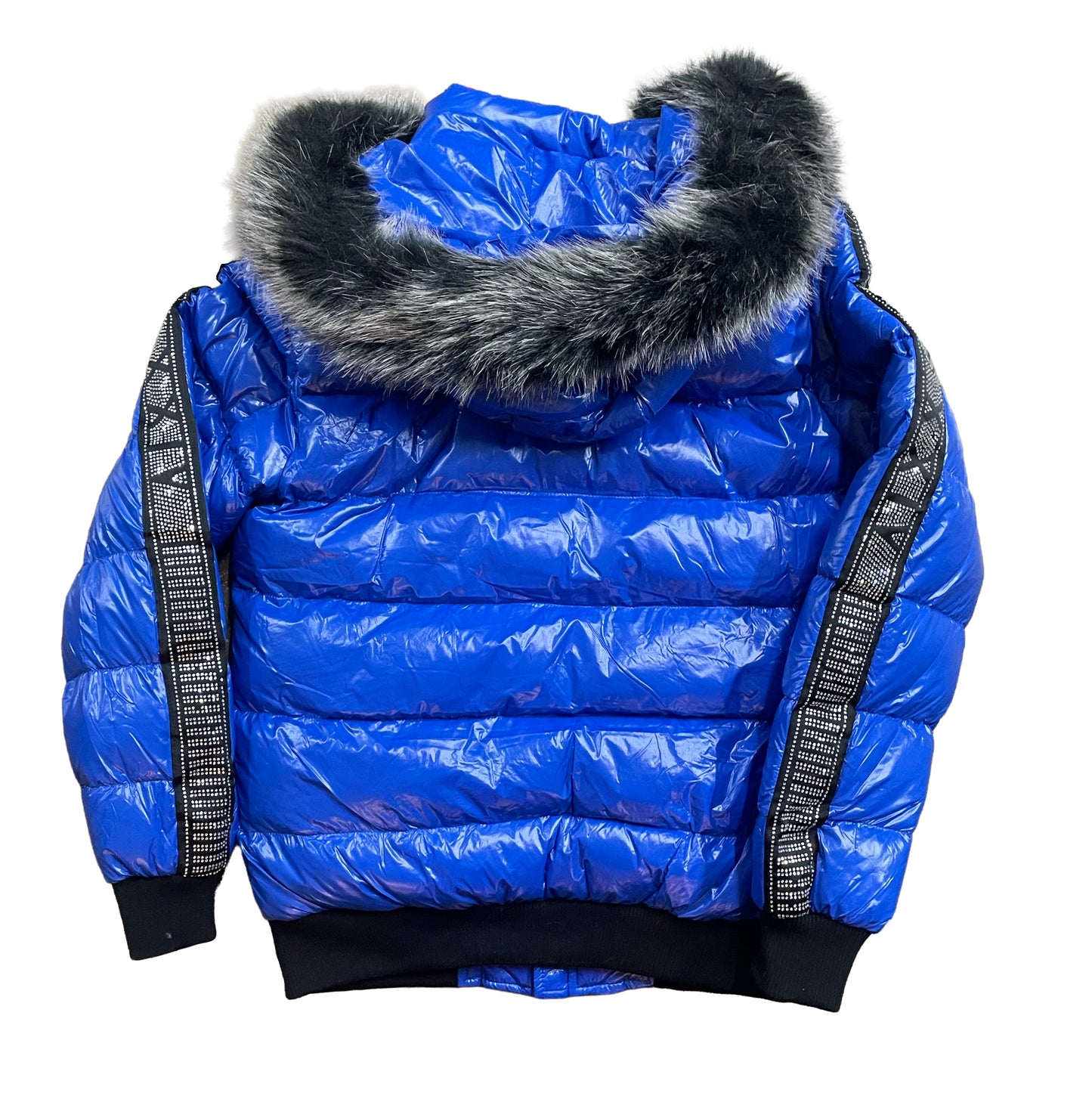 Royal Blue Bling Puffer