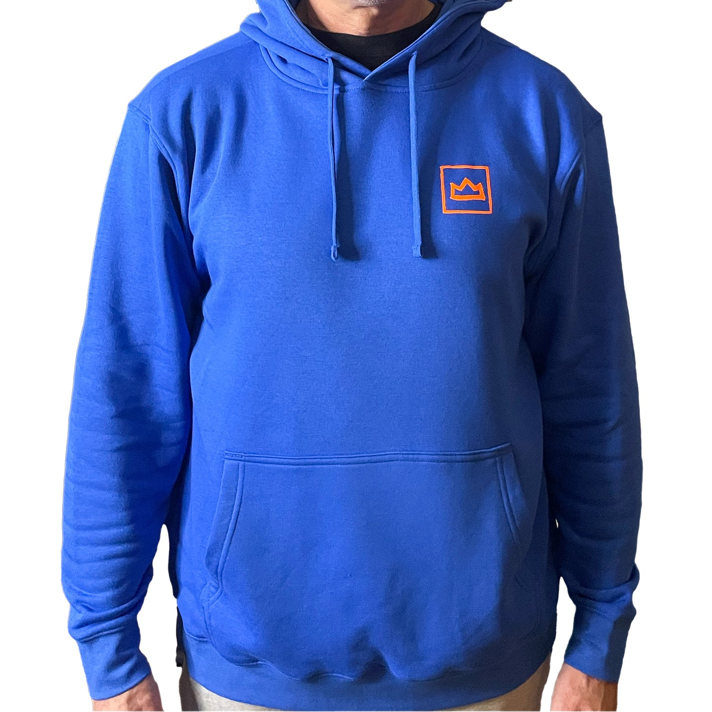 Crown Royale Orange and Royal Blue Hoodie