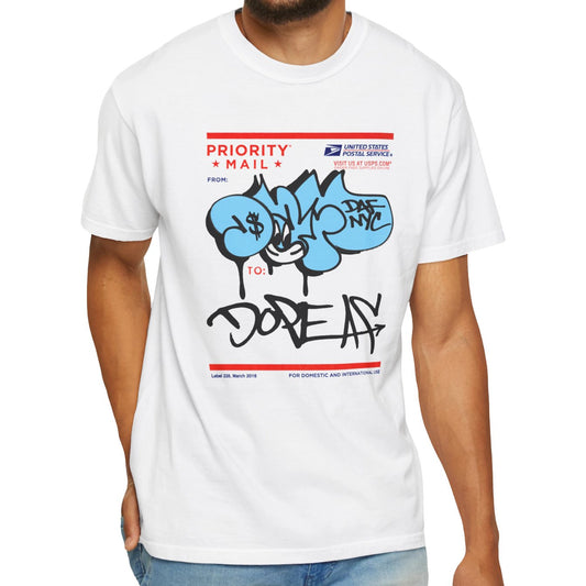 Graffiti Postal Label T-shirt