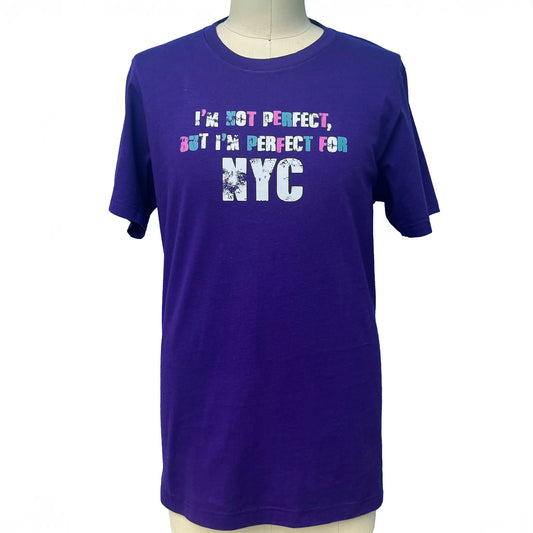 I'm Not Perfect Purple Tee