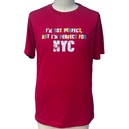 I'm Not Perfect Red Tee