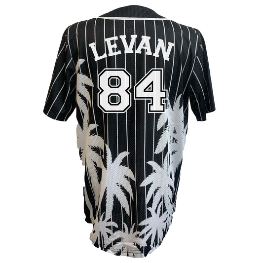 Levan 84 Black Baseball Jersey
