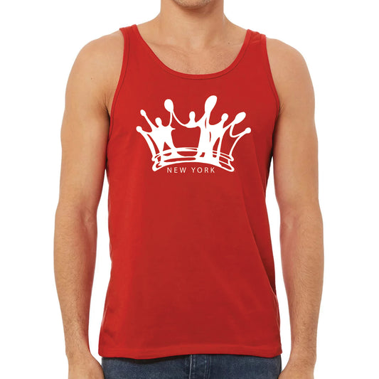 Red Graffiti Crown Tank