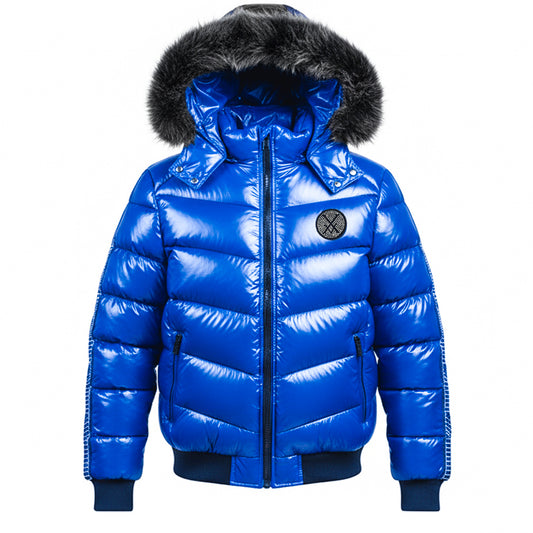 Royal Blue Bling Puffer