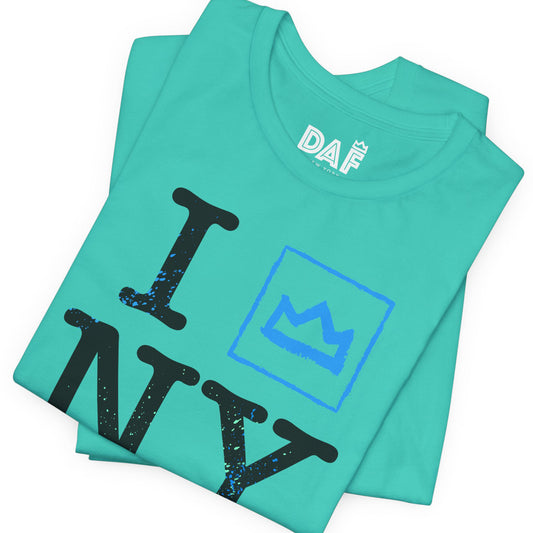 I Crown NY Teal T-shirt