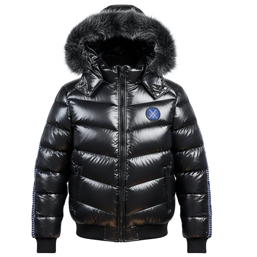 Black Bling Puffer