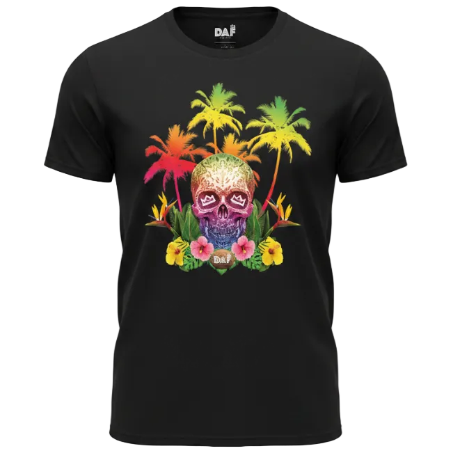 Black Tropical Skull Ghost Mannequin