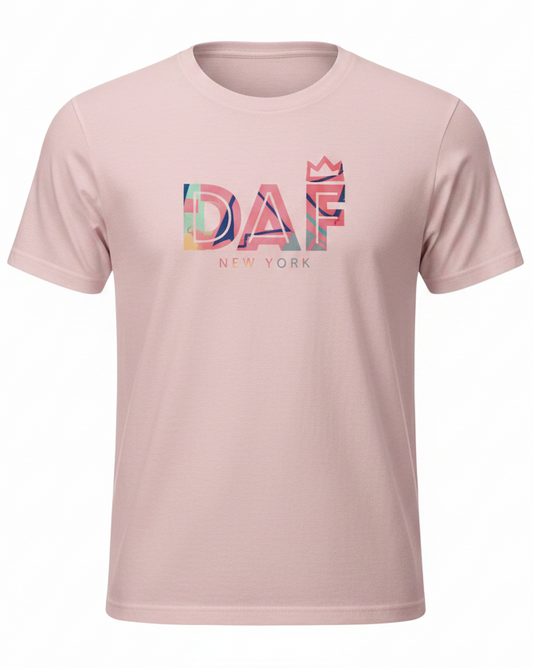 DAF Soft Pink Graffiti T-shirt - Ghost Mannequin