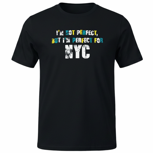 I'm Not Perfect Black Tee