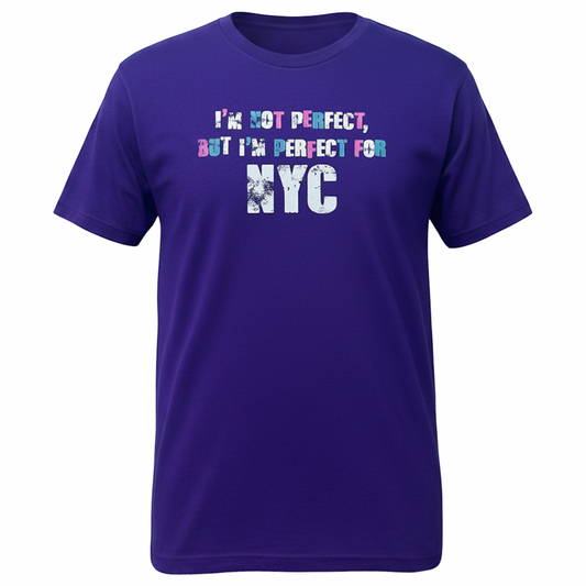 I'm Not Perfect Purple Tee
