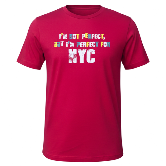 I'm Not Perfect Red Tee