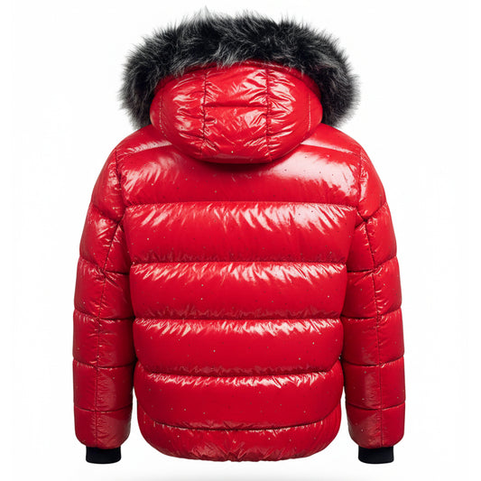 Red Bling Puffer