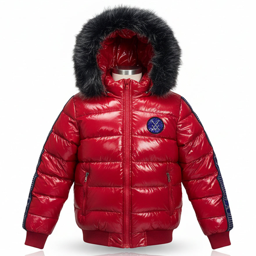 Red Bling Puffer