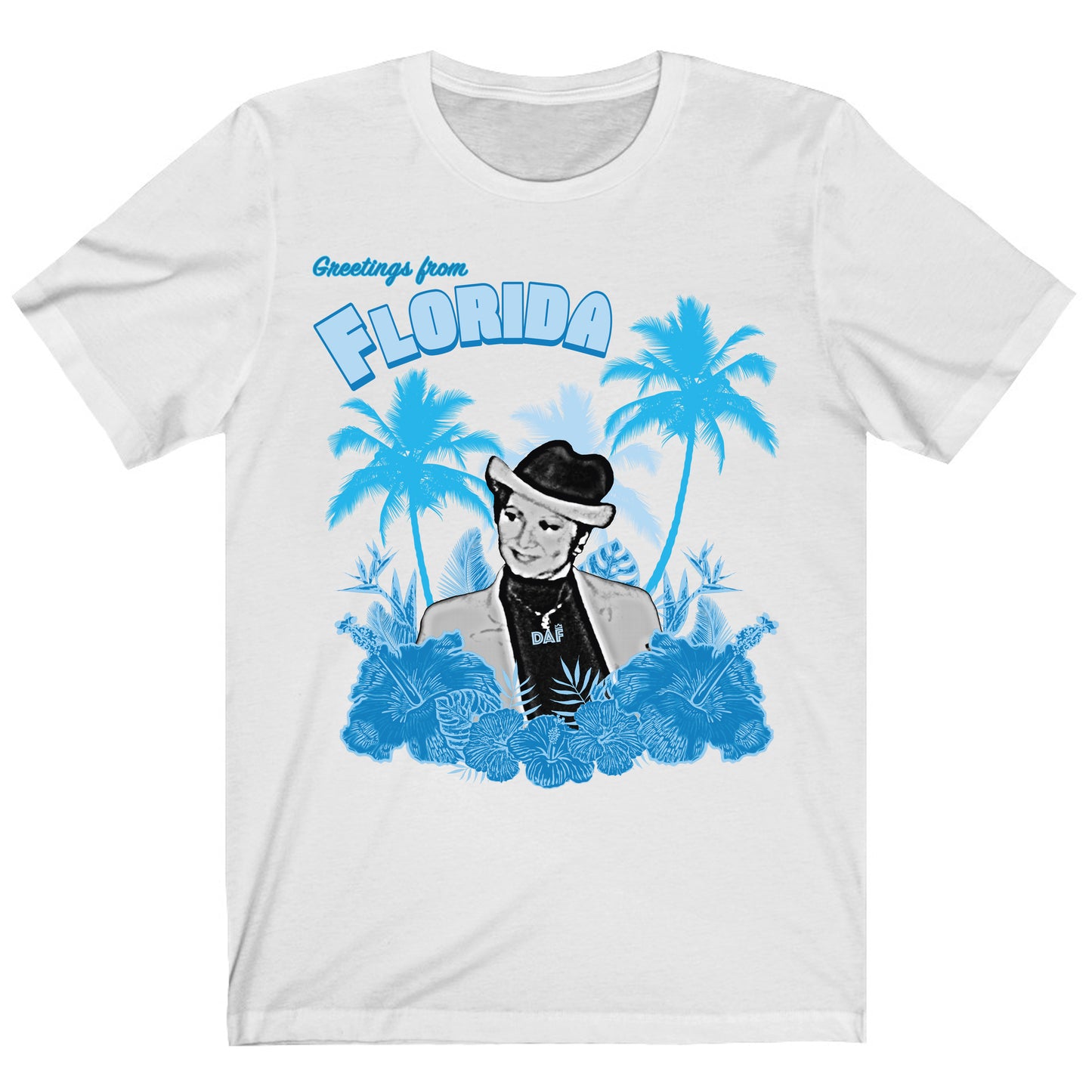 DAF Griselda Blanco Tropical Blue T-shirt