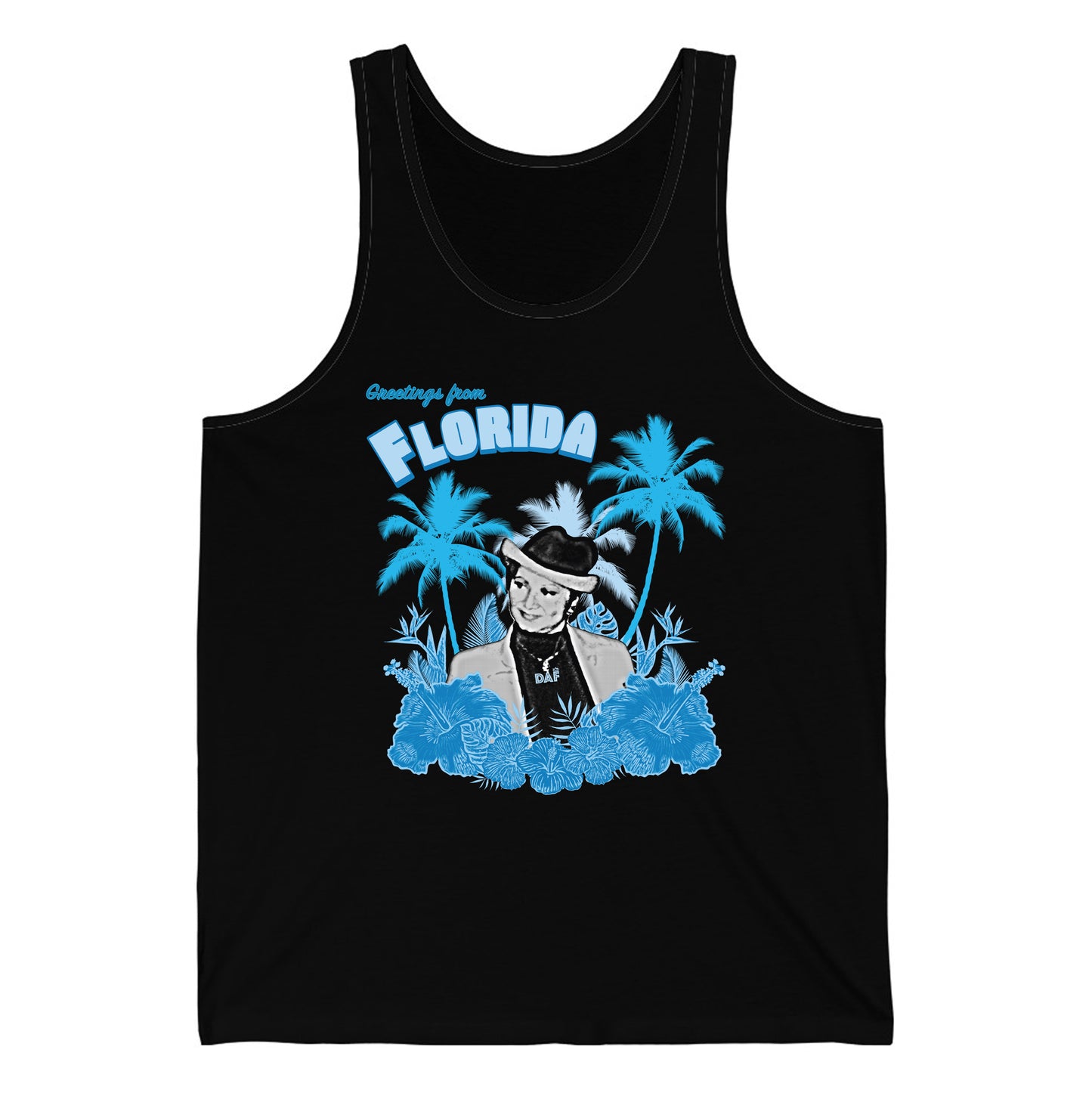 DAF Griselda Blanco Tropical Blue Tank