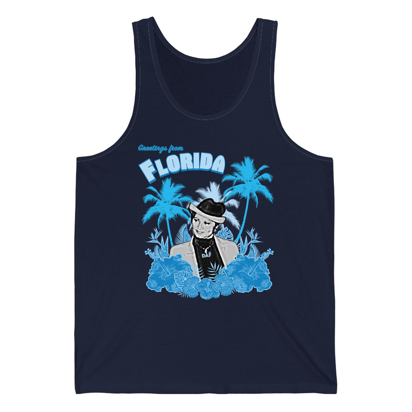 DAF Griselda Blanco Tropical Blue Tank