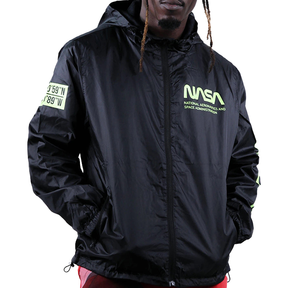 NASA Black Windbreaker – DAF New York