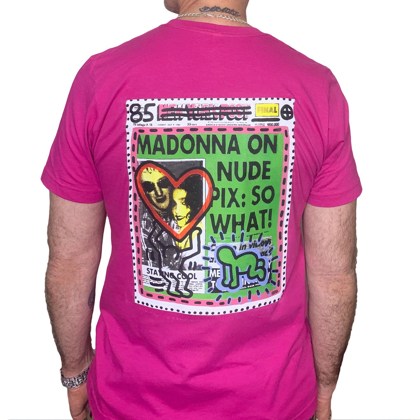 SIDEWALK TALK '85 (7 of 50) Size Large Magenta T-shirt