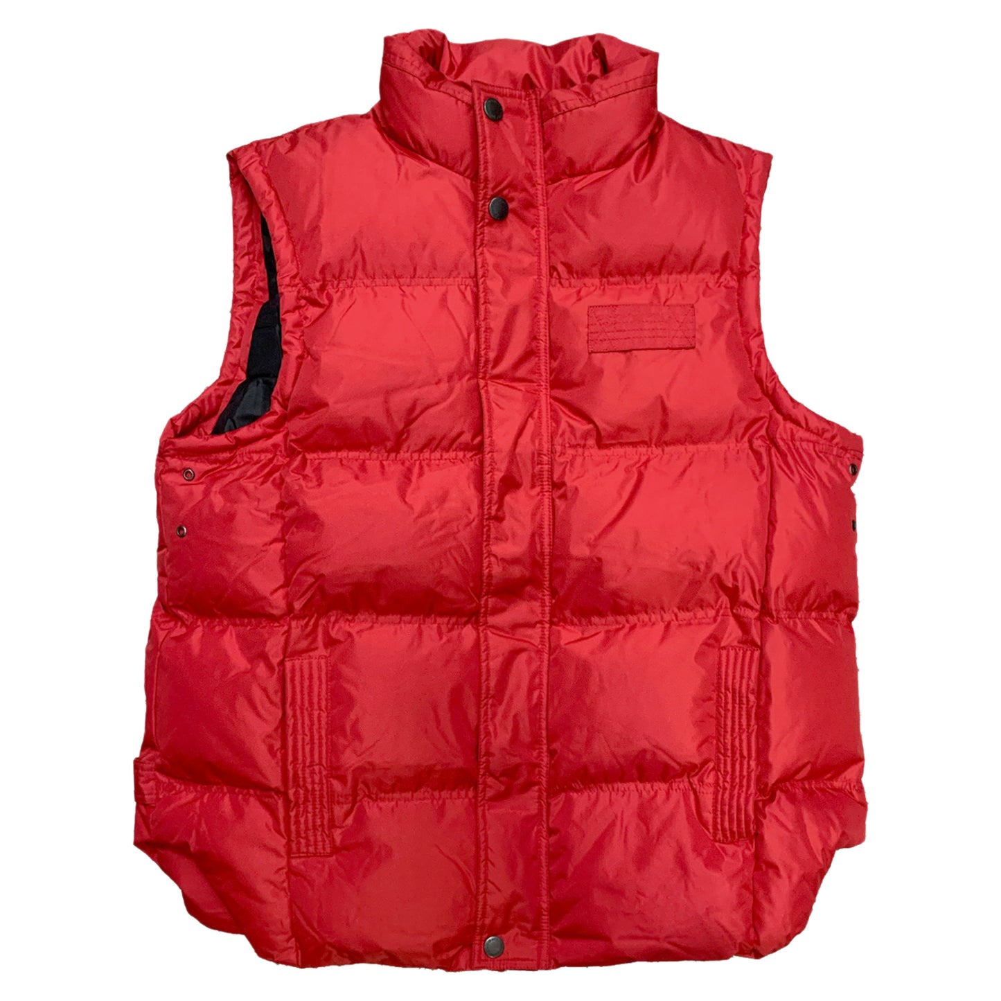 Oversize Red Puffer Vest