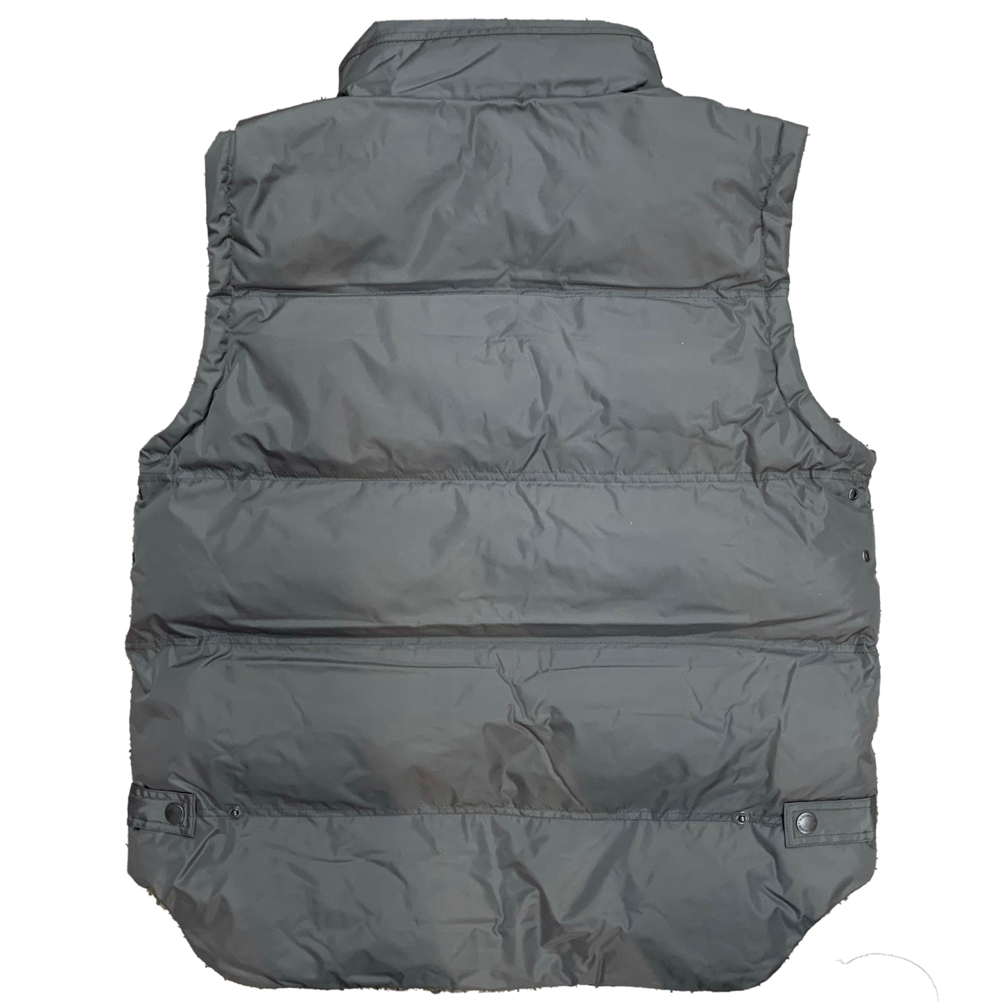 Oversize Charcoal Grey Puffer Vest