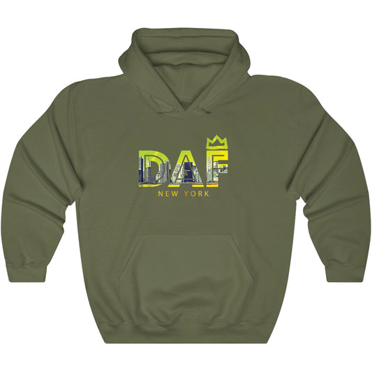 Army Green Radiant City Hoodie