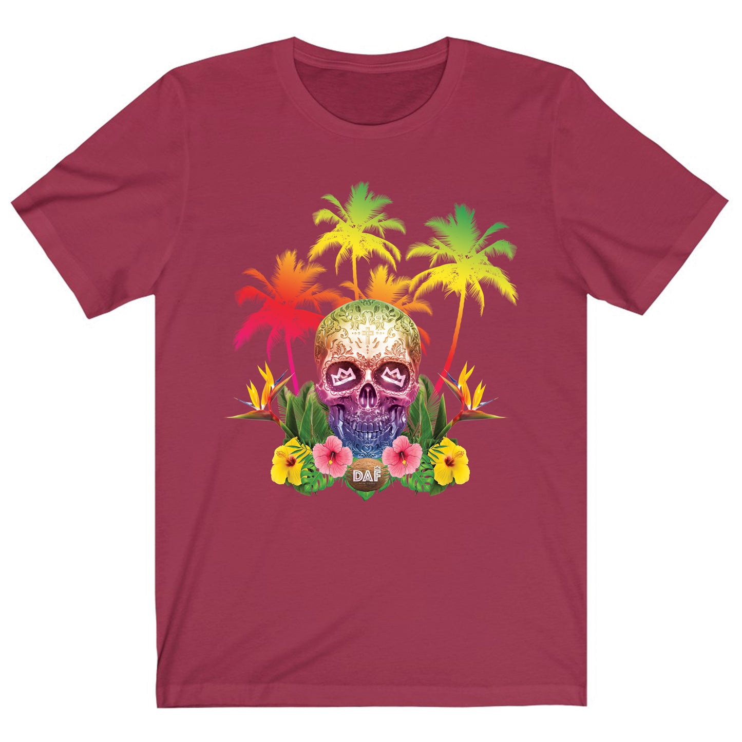 DAF Tropical Skull Vintage T-shirt