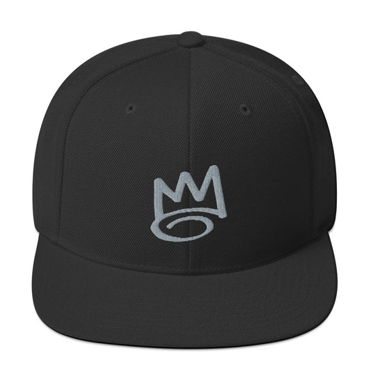 DAF Graffiti Crown Silver on Black Snapback