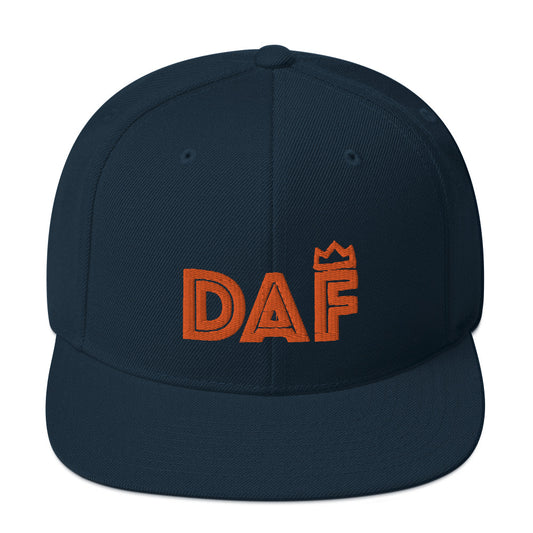 DAF Orange on Navy Snapback