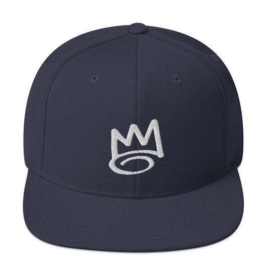 DAF Graffiti Crown Snapback White on Navy Snapback