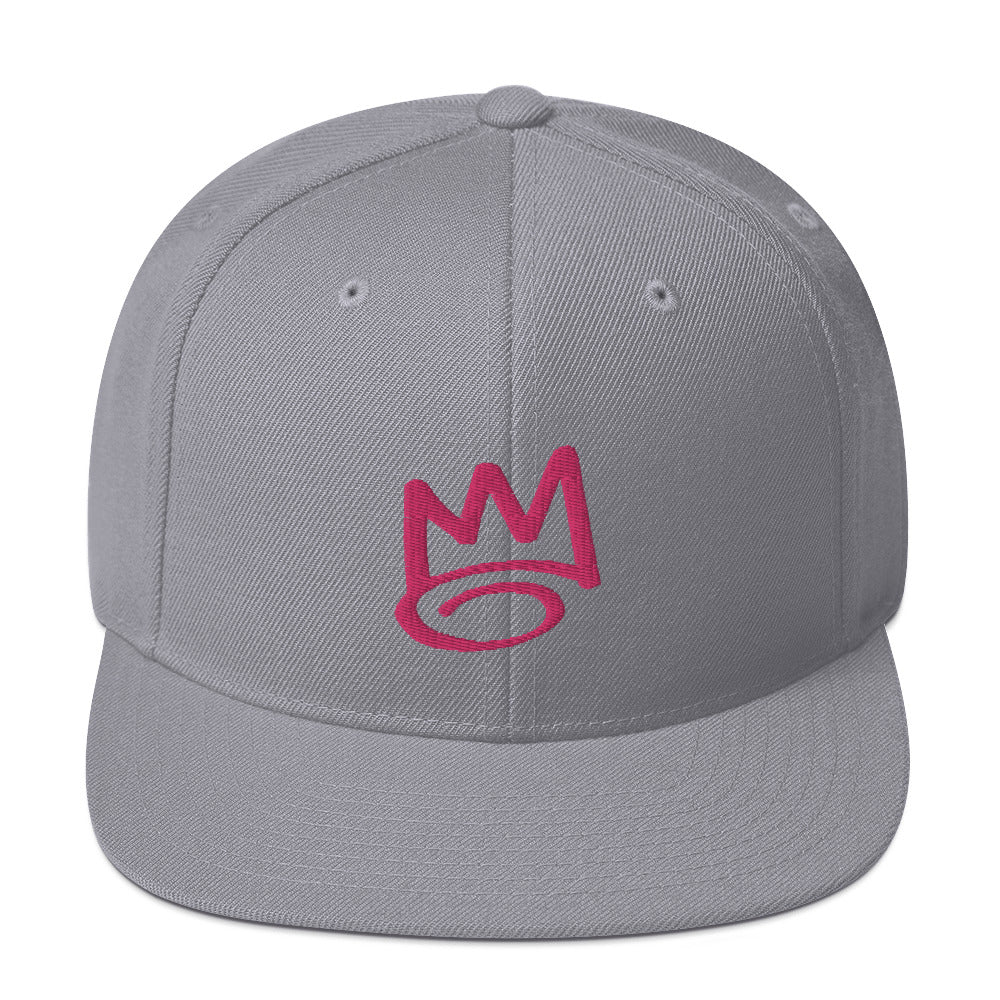 DAF Graffiti Crown Pink on Navy Snapback